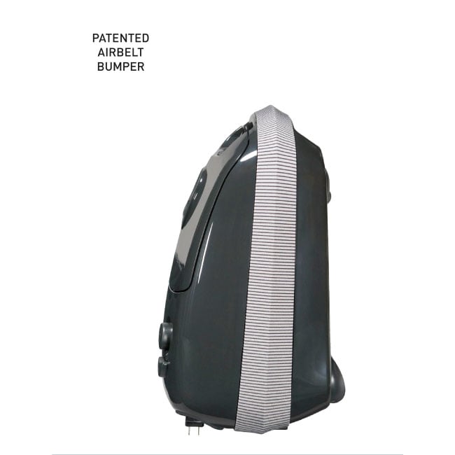 Sebo Airbelt E series patented bumper detail