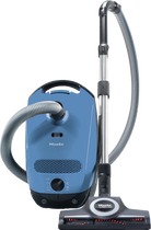 Miele Classic C1 Turbo Team PowerLine canister vacuum in Tech Blue