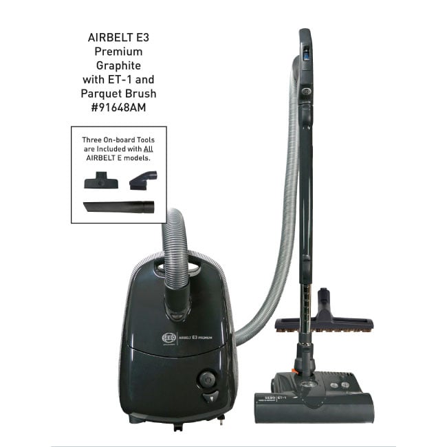 Sebo Airbelt E3 Premium in Graphite Grey