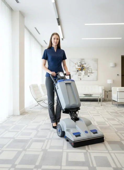 Lindhaus LS50 Hybrid cleaning a large area
