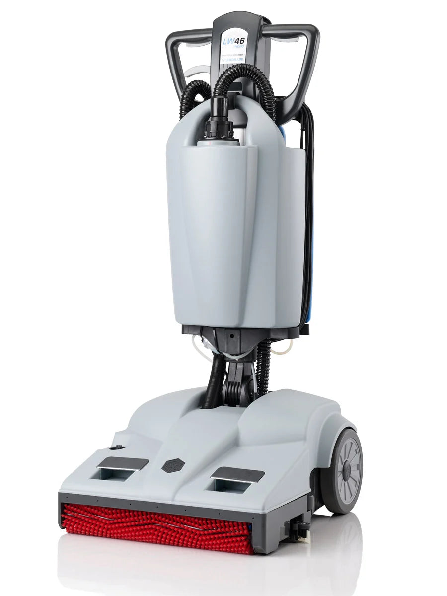 Lindhaus LW46 Hybrid floor scrubber, front side view