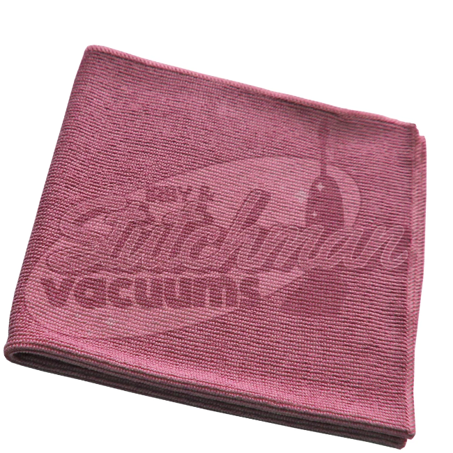 Microfiber Pink HD Glass Cloth 16"x16"