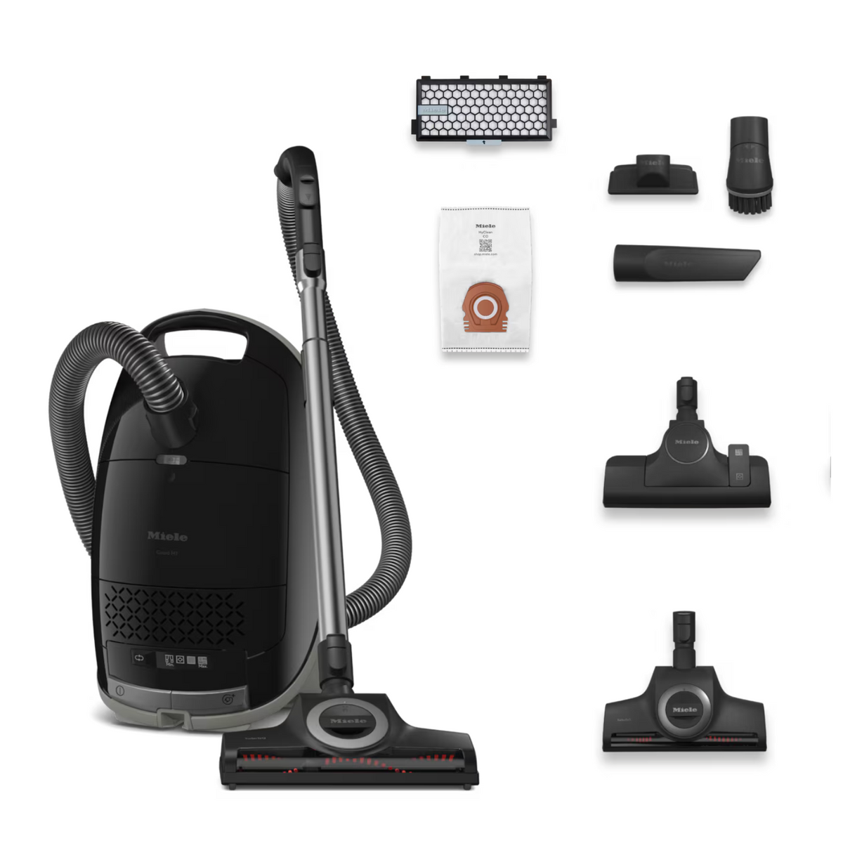 Miele Guard M1 Cat & Dog canister vacuum in Obsidian Black