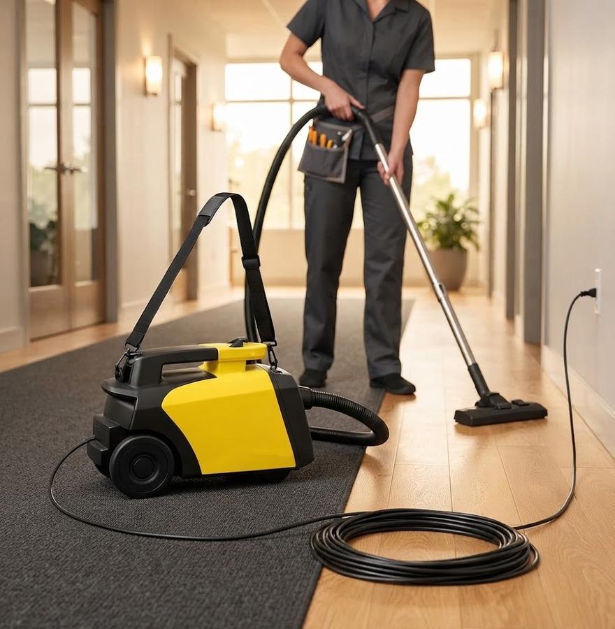 Clean Obsessed CO711 canister vacuum with tools