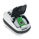 Sebo Airbelt E series dust bag compartment